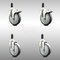 Service Caster 5 Inch 316SS Thermoplastic Rubber Swivel 1-3/8 Inch Stem Caster Lock Brake, 2PK SCC-SS316TTLEX20S514-TPRB-2-S-2-138 - alternate 4